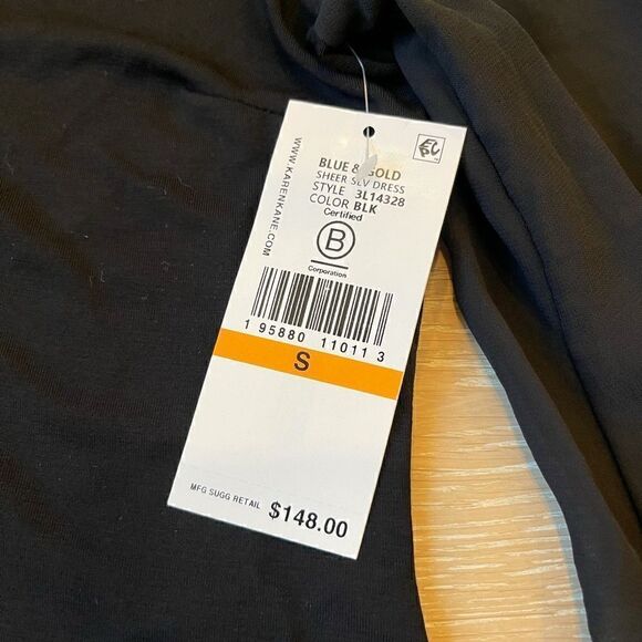 Karen Kane Sheer Sleeve Dress - Picture 7 of 9